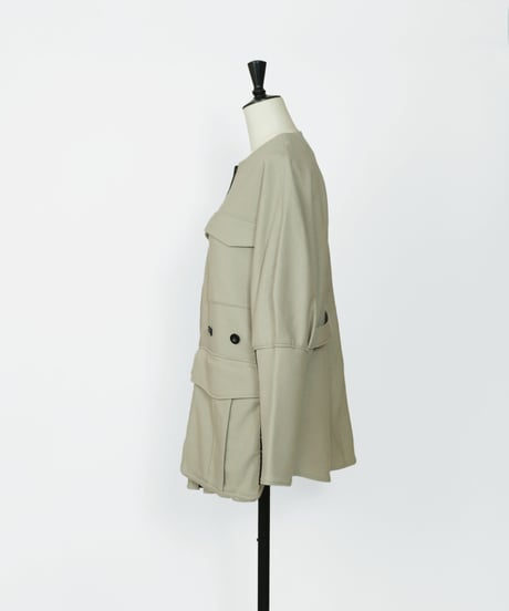 T-02/01 Compression wool Work outer [GREGE] sample