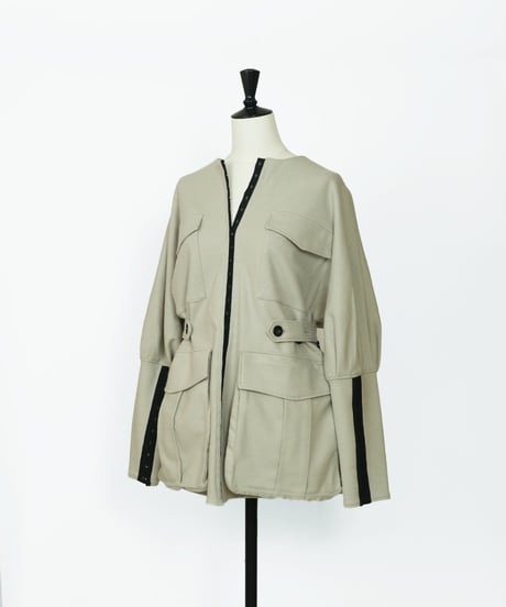 T-02/01 Compression wool Work outer [GREGE] sample