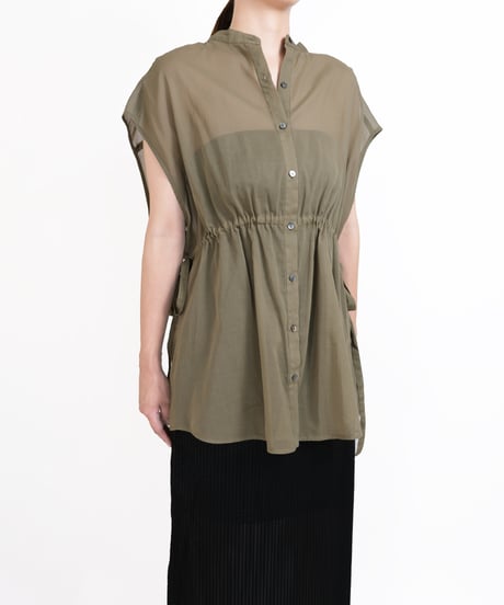 T-08/02 Gather Shirt <KHAKI> sample
