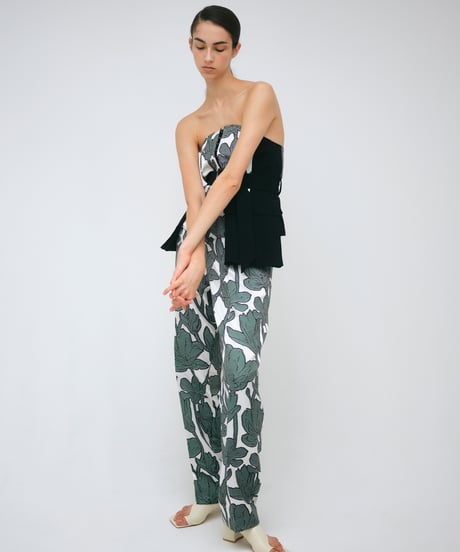 T-04/02 Magnolia Bustier <GREEN Flower>