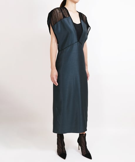 D-03 Wave lace Dress ＜BLUE> sample