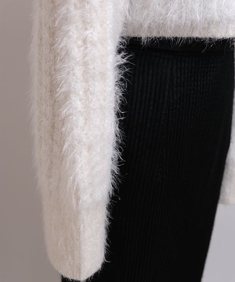 T-05 Fur yarn Hoodie <WHITE>
