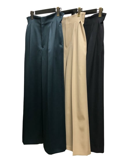 P-02/01 High waist Wide pants  <CAMEL>