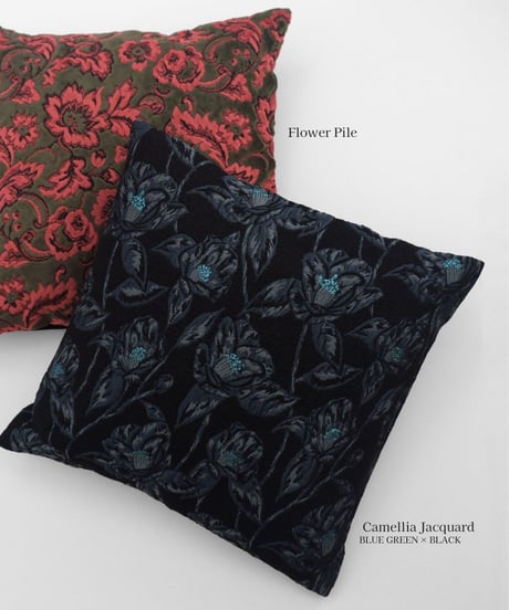 EG/C-01 Camellia Jacquard Cushion Cover