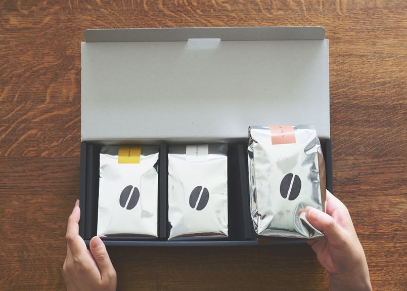 Coffee　2点同梱　同梱割引適応 ケースN式 茶 290×180×60: ギフトボックス・外箱｜包装資材
