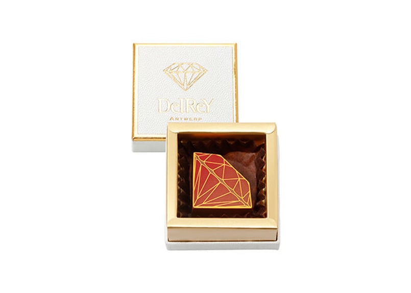 ダイヤモンドショコラ1個入BOX （カカオダイヤモンドミルク） | DelReY