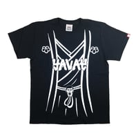 hy4_4yh✖️春風亭一之輔 ✖︎ PUNK DRUNKERS トリプル コラボ Tシャツ（黒橡 ver.）