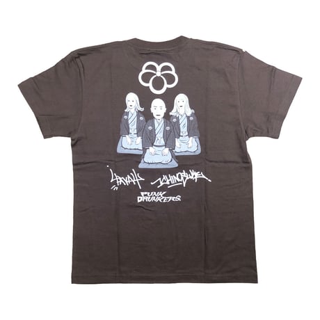 hy4_4yh✖️春風亭一之輔 ✖︎ PUNK DRUNKERS トリプル コラボ Tシャツ（羊羹色ver.）