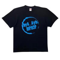 hy4_4yh ブルーでハーツなTシャツ
