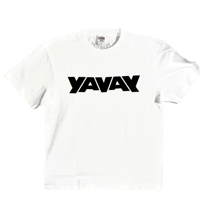 YAVAYロゴTシャツ/ホワイト
