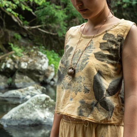 Forest printed top