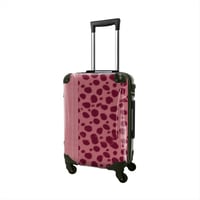 アートスーツケース #CRA02WS-056C｜チーター(ピンク)｜静音キャスター