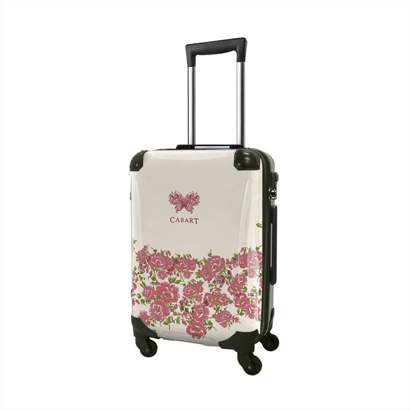 アートスーツケース #CRA02W-011F｜プロフィトロール フラワー