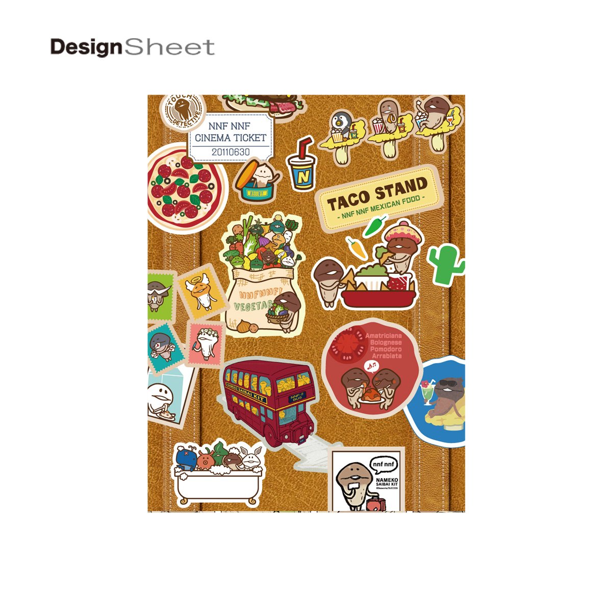 なめこキャラクター ステッカー＆カード セット 楽天市場】なめこ キャラクターの通販