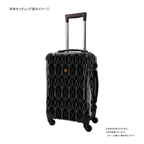 着せ替えデザインシート｜ベーシック チェックロール(ブラック)｜#CRA02W用・#CRA02WS用・#CRA01H用｜S054C