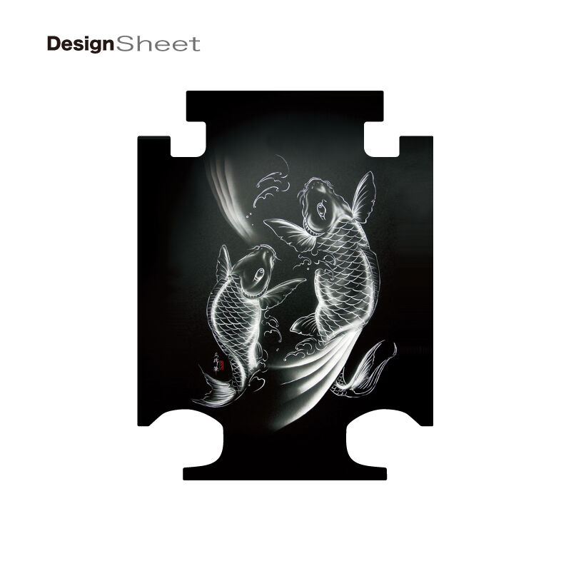 アートスーツケース #CRA02WS-J10126｜広純 鯉恵（ダークグレー