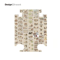 着せ替えデザインシート｜なめこ栽培キット(なめこのコミック)｜#CRA02W用・#CRA02WS用・#CRA01H用｜SJ01205