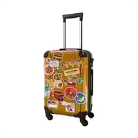 アートスーツケース #CRA02WS-J01206｜なめこ栽培キット｜なめこのステッカー｜静音キャスター