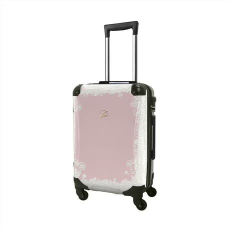 アートスーツケース #CRA02WS-051D｜プロフィトロール スウィート(ピュアピンク)｜静音キャスター