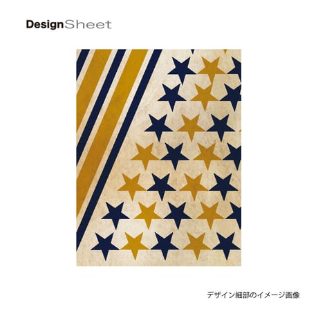 アートスーツケース #CRA02WS-014D｜ポップニズム アメリカン（ネイビー×ゴールド）