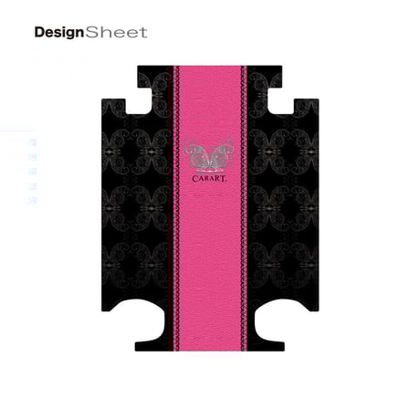 アートスーツケース #CRA02WS-004D｜ベーシック グラム（ピンク）