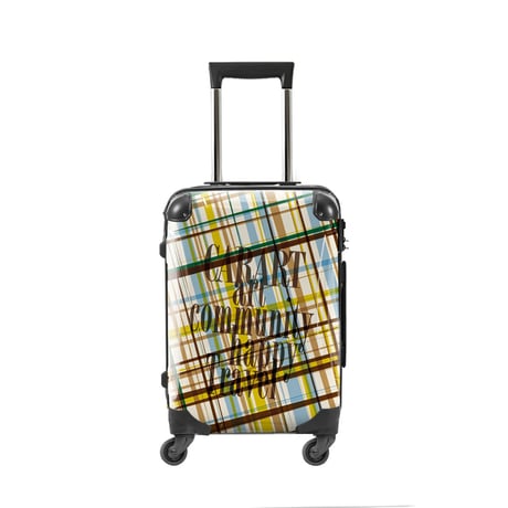 アートスーツケース #CRA02WS-020A｜ベーシックマドラスチェック（ブルーマドラス）