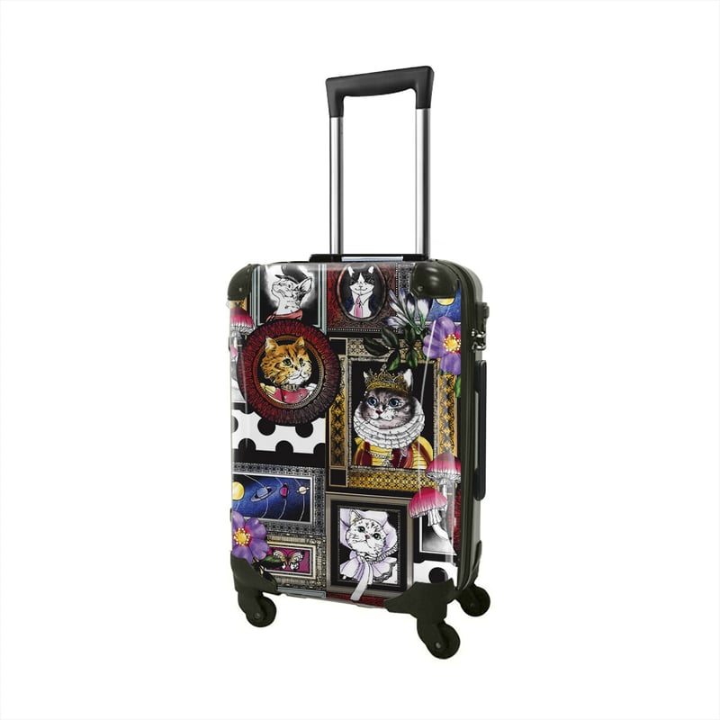 アートスーツケース #CRA02WS-J01340｜ScoLar｜スカラー キャッツ  