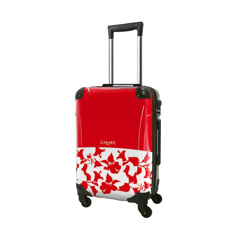 アートスーツケース #CRA02WS-006C｜ベーシック ピポパ（レッド