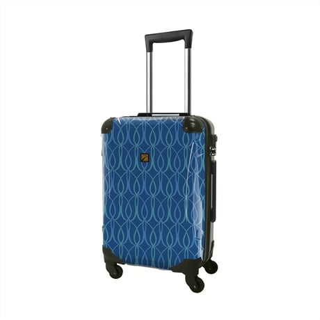アートスーツケース #CRA02WS-054D｜ベーシック チェックロール(ブルー)｜静音キャスター