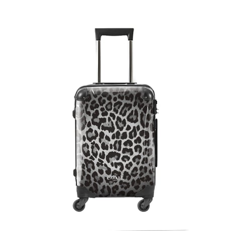 アートスーツケース #CRA02WS-003B｜ベージック 豹（シルバー）