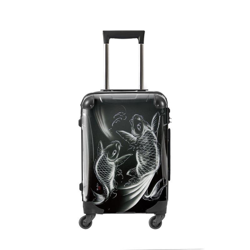 アートスーツケース #CRA02WS-J10126｜広純 鯉恵（ダークグレー