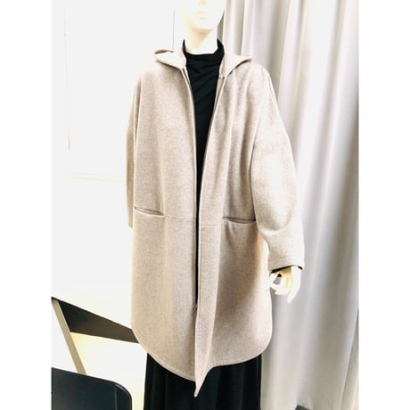 ＡＢＣＡ  ＢＬＡＮＣ  　前ジッパーフード付きコート