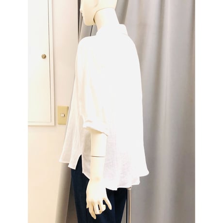 ＡＢＣＡ  ＢＬＡＮＣ  　ハマカラーラグラン袖ブラウス