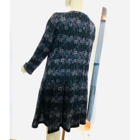 ＩＮＴＥＲＬＩＮＥＡＩＲＥ     ノーカラー刺繍チュニックワンピース