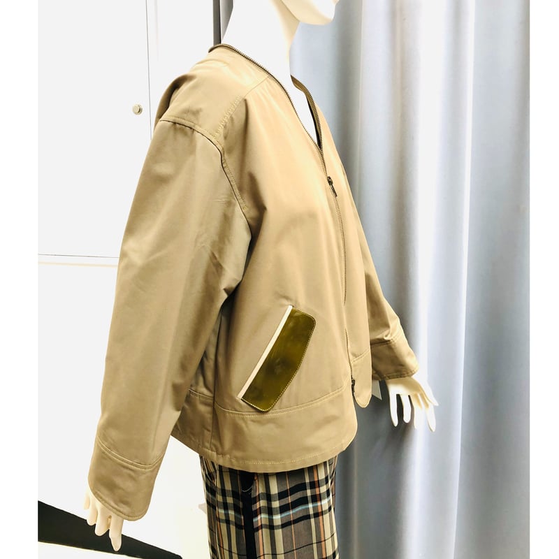 新品　ROSIER フロントジッパーナイロンジャケット　ブルゾン　日本製 新品 ROSIER フロントジッパーナイロンジャケット ブルゾン 日本製