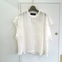 デザイナーブランドgomme   ルーズメッシュＴシャツ