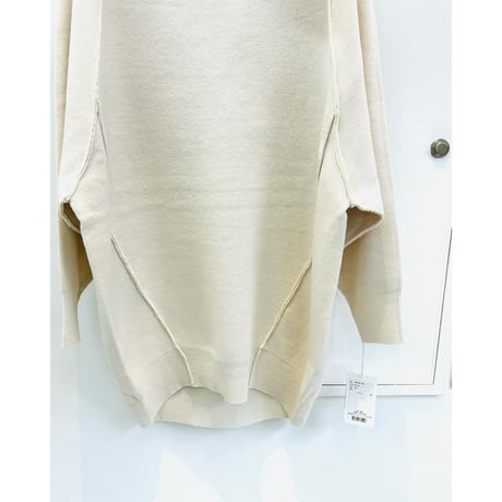 ＡＢＣＡ  ＢＬＡＮＣ  　クールネックラグランビッグニットセーター