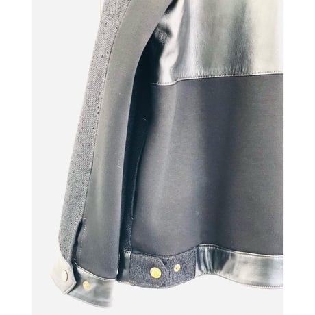 ＲＯＳＩＥＲ   レザー切り替えジャケット