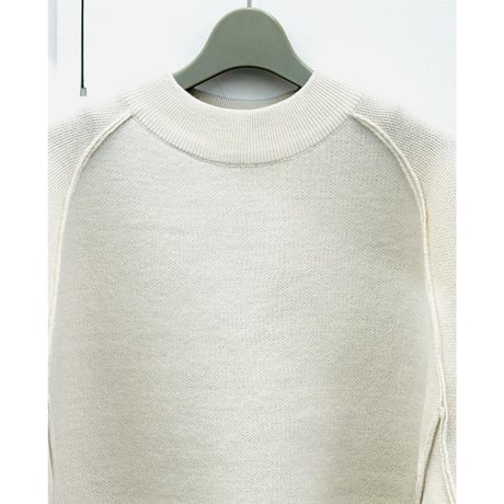 ＡＢＣＡ  ＢＬＡＮＣ  　クールネックラグランビッグニットセーター