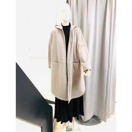 ＡＢＣＡ  ＢＬＡＮＣ  　前ジッパーフード付きコート