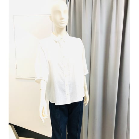 ＡＢＣＡ  ＢＬＡＮＣ  　ハマカラーラグラン袖ブラウス