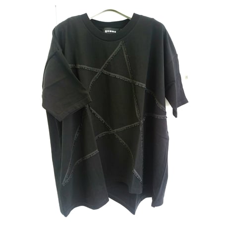 デザイナーブランドｇｏｍｍｅ   春物フリルテープ半袖ビックＴシャツ