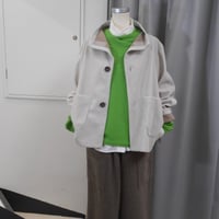 デザイナーズブランドＱｒｅａｌ  ビッグスタンドカラージャッケット