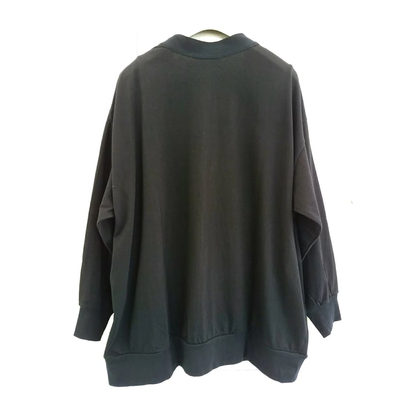 GRANCY デストラクションデザイン ビッグカーディガン M ブラック 非売品]GRANCY ディストラクションデザインビッグカーディガン