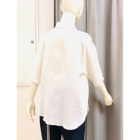 ＡＢＣＡ  ＢＬＡＮＣ  　ハマカラーラグラン袖ブラウス