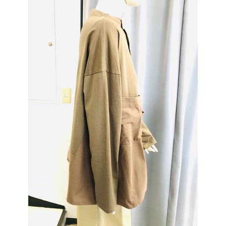 Ｑｒｅａｌ   前ボタンビッグポケット付きカットソー
