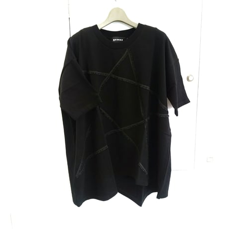 デザイナーブランドｇｏｍｍｅ   春物フリルテープ半袖ビックＴシャツ