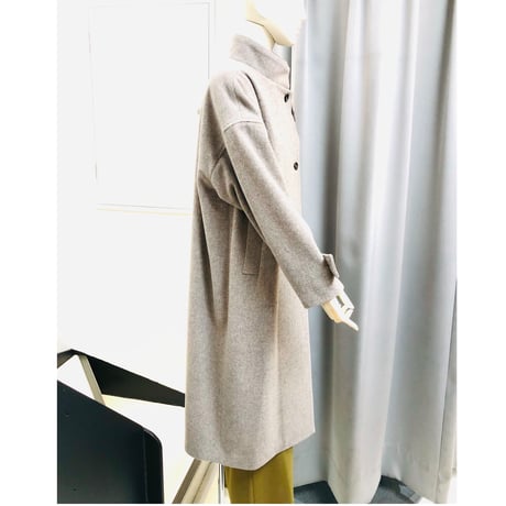 ＡＢＣＡ  ＢＬＡＮＣ  　スタンドカラーウールロングコート