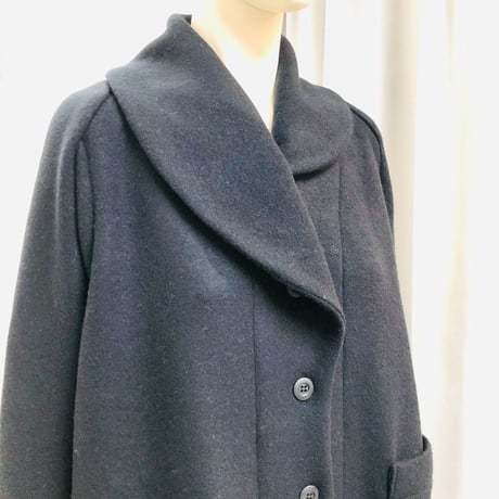 ＩＮＴＥＲＬＩＮＥＡＩＲＥ    　ヘチマカラー前ボタンウールコート