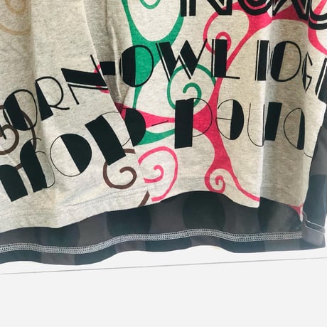 デザイナーブランドｇｏｍｍｅ　前後変形モダンＴシャツ
